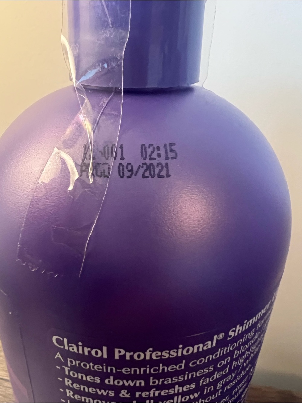 Clairol Professional Shimmer Lights Shampoo 31.5 oz + Conditioner 16 oz NEW - Picture 3 of 11